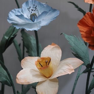 Free-Standing Giant Paper Flower Set- Party/Wedding/Event Floral Decoration- Retail Front Window Display- Spring/Summer Hand Crafted Decor image 8