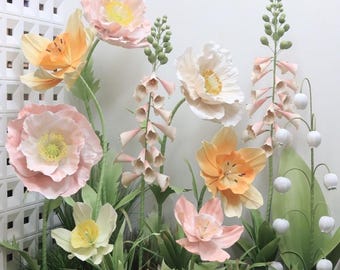 Amazon.com: Tigeen Set of 51 Large Mexican Paper Flower