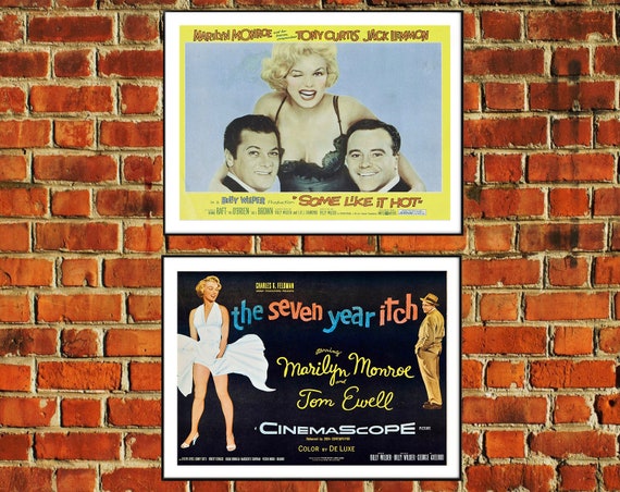 Seven Year Itch Marilyn Monroe Film Cinema Movie Poster Print Picture A3