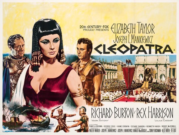Cleopatra Poster A4 A3 A2 A1 Cinema Movie Large Format Antiquitaten Kunst Com Kunst