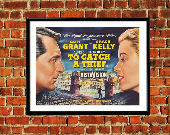 To Catch a ThiefQuality A3 Movie Poster Art Gift Grace Kelly