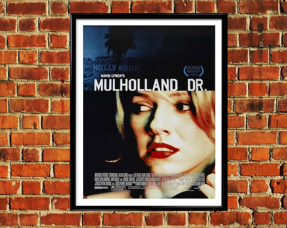 New Black Mulholland Drive Poster T-Shirt David Lynch Neo Noir Tee Hollywood
