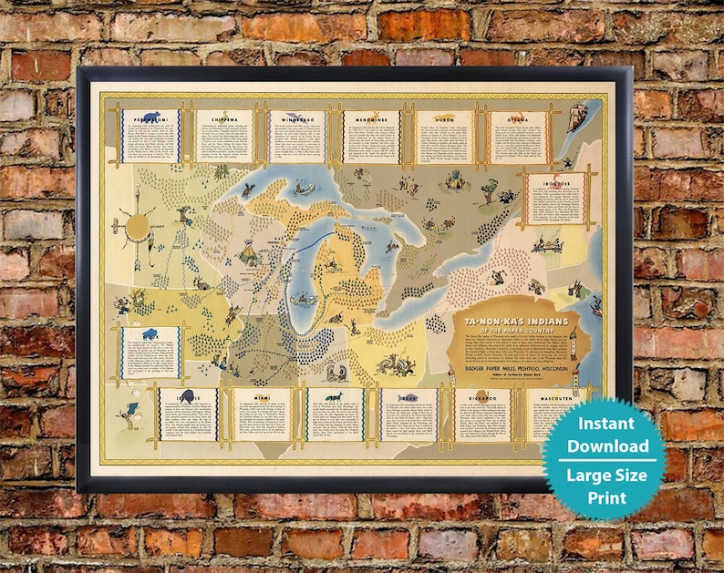 Great Lakes Native American maps