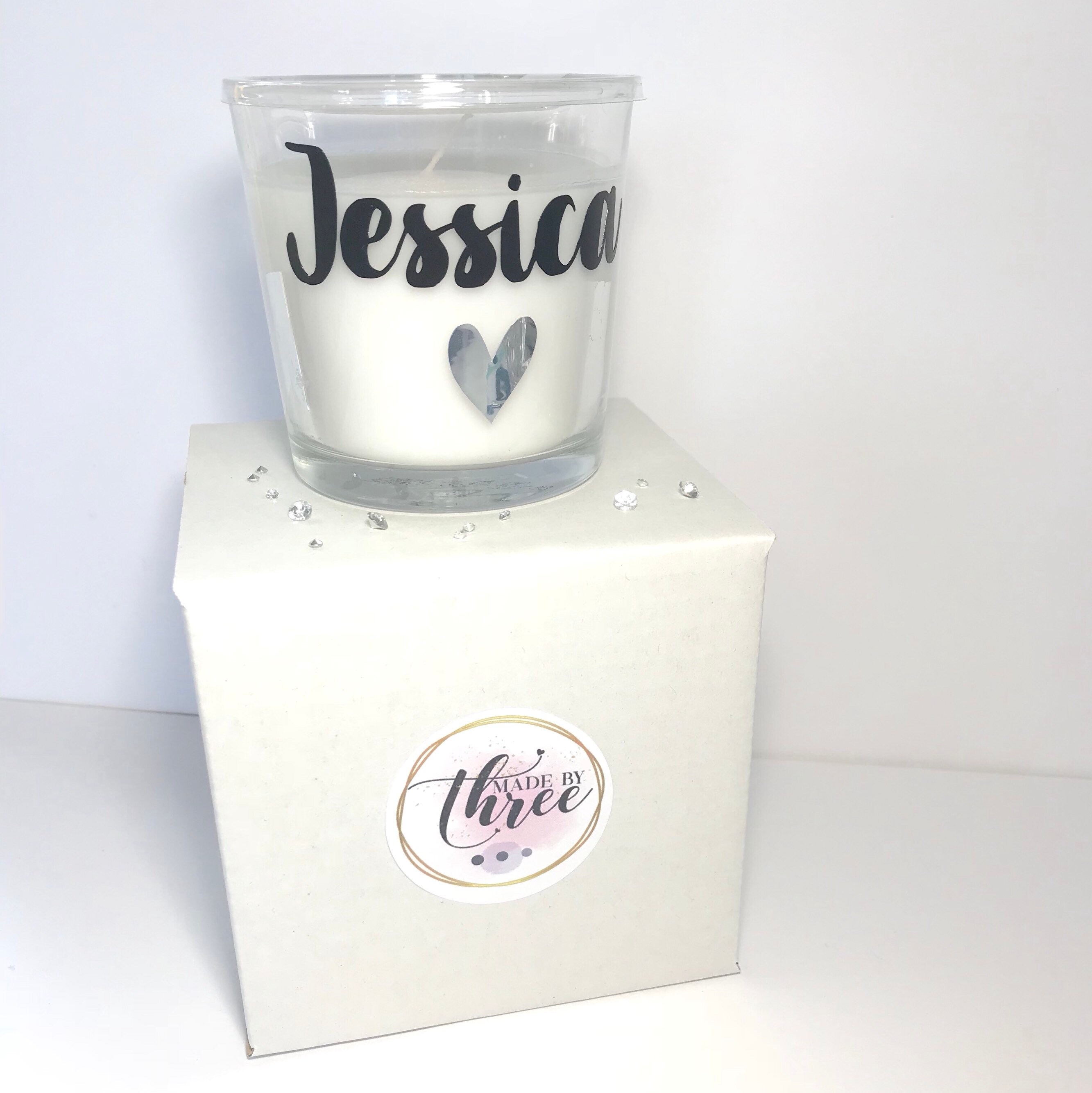 Personalised candle with name Bespoke candle Birthday gift Etsy