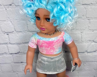 Custom American Girl Doll Blue IVY