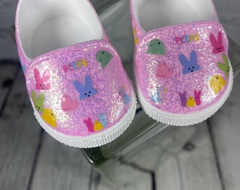 Custom Doll Shoes 18” doll PEEPS