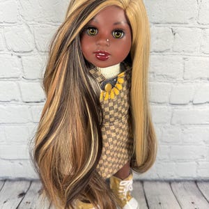 Custom doll wig  Wig 10-11 Head Size Made to Fit 18’’American Dolls