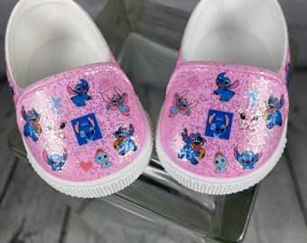 Custom Doll Shoes 18” doll STITCH