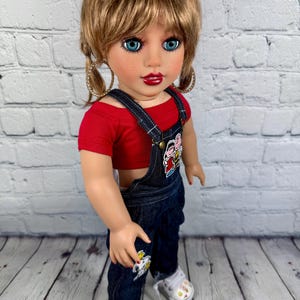 Custom doll wig  Wig 10-11 Head Size Made to Fit 18’’American Dolls