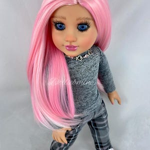 Custom doll wig  Wig 10-11 Head Size Made to Fit 18’’American Dolls