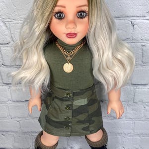 Custom doll wig  Wig 10-11 Head Size Made to Fit 18’’American Dolls