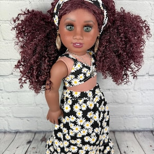 Custom doll wig  Wig 10-11 Head Size Made to Fit 18’’American Dolls