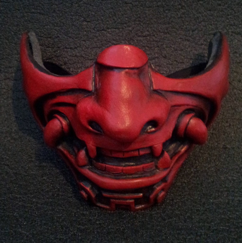 knight mask costume oni kabuto evil demon/Japanese mempo ronin/ warrior nin...