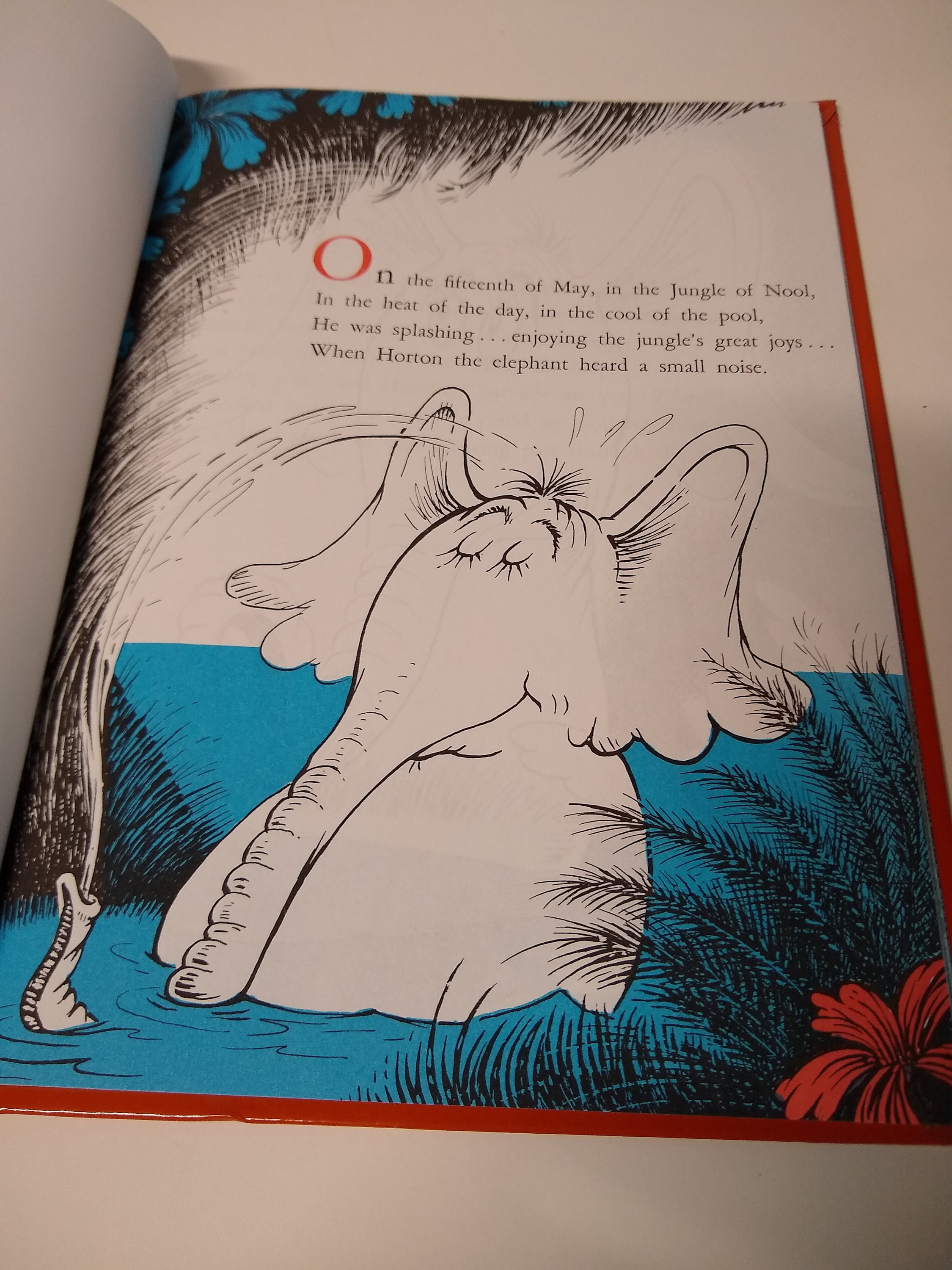Dr. Seuss Book Horton Hears a Who Hardcover 1982 Etsy