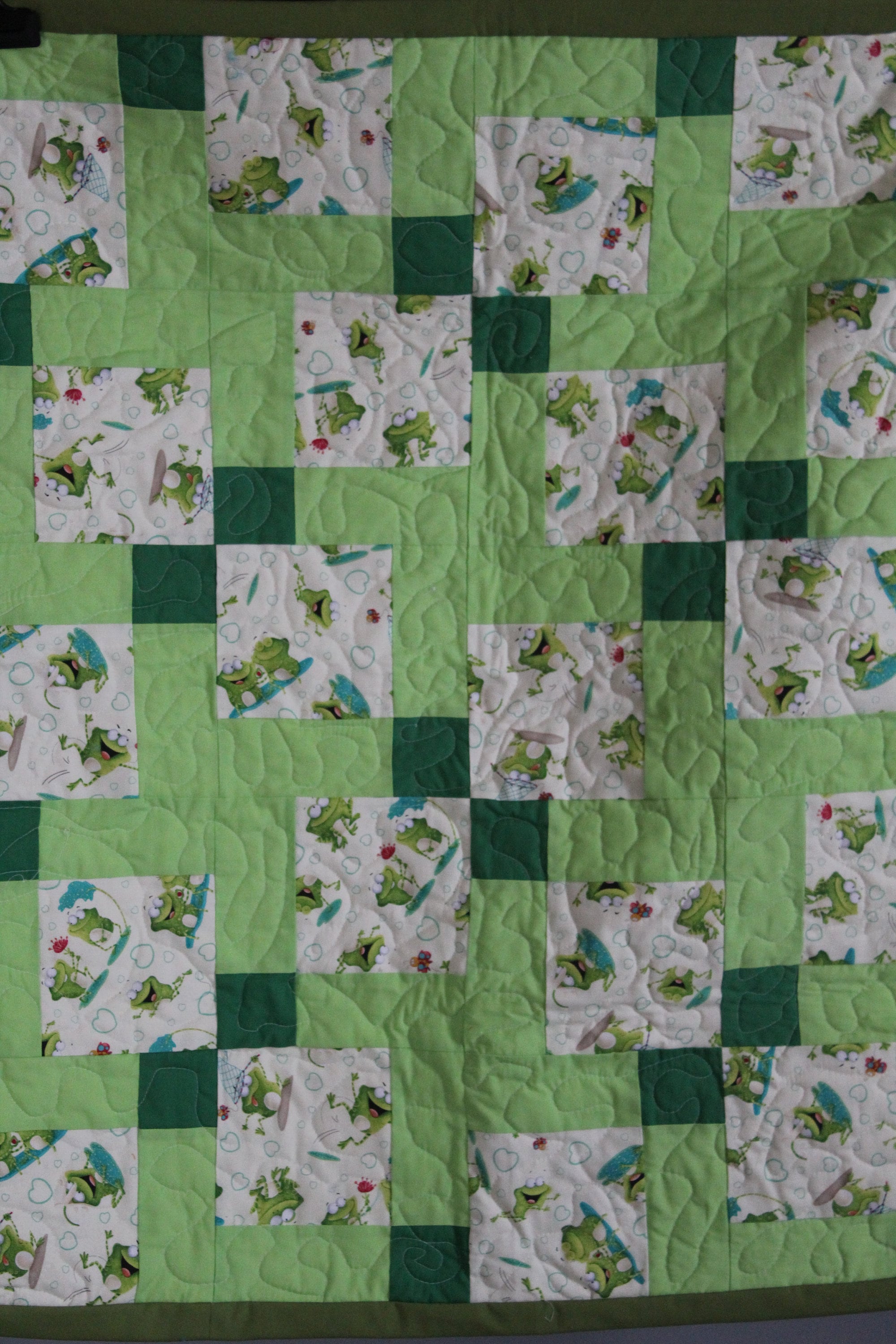 Disappearing Nine Patch Quilt 1