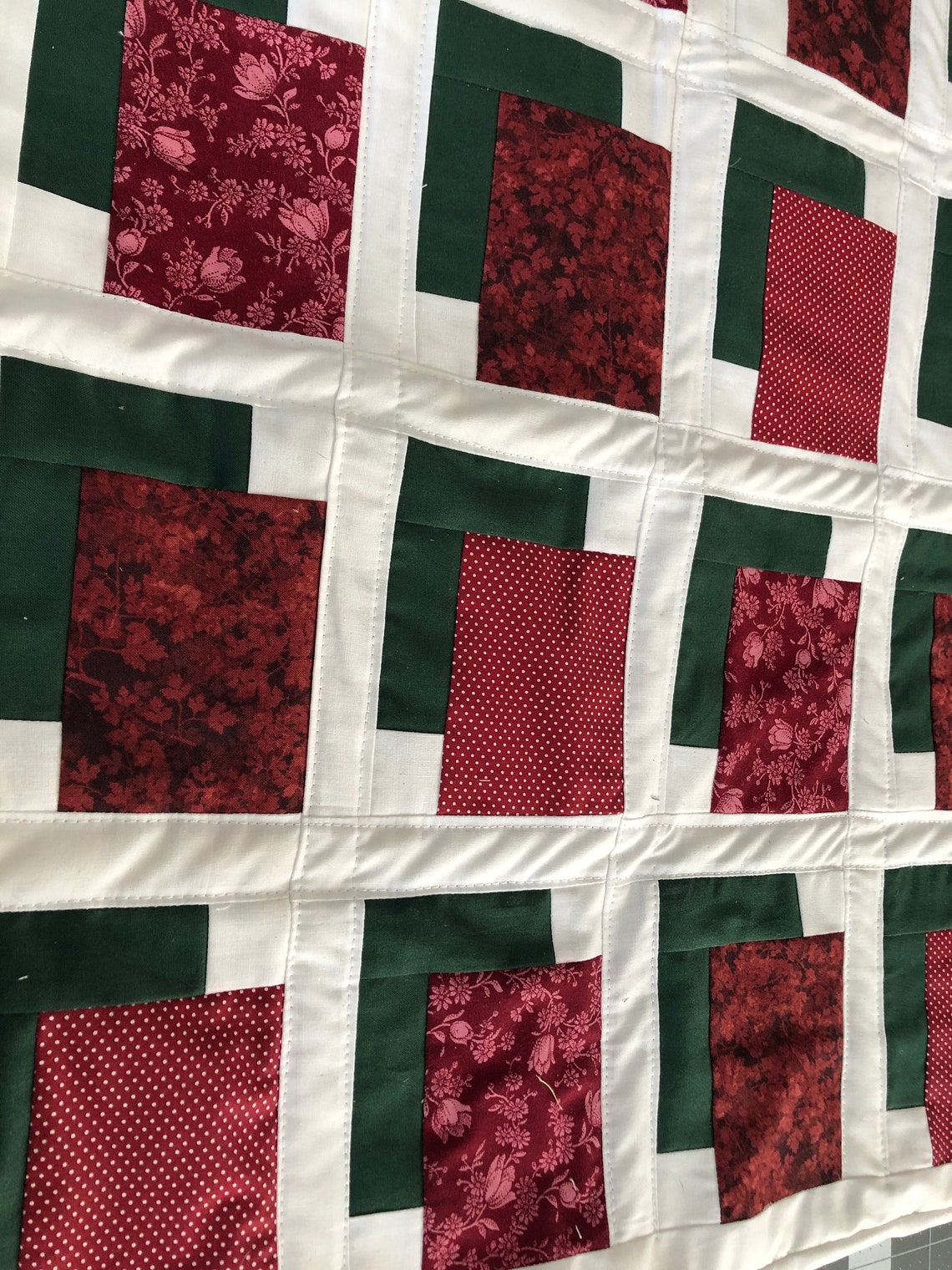 Floating Block Quilt Etsy