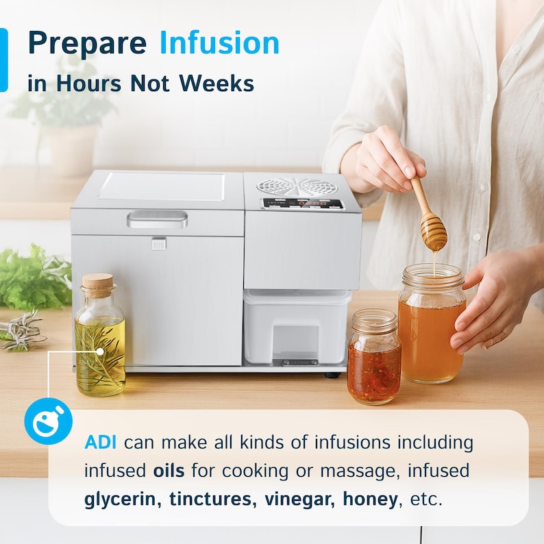 Hi Infuser Machine LETIME ADI Infuser and Distiller in One. Herbal Oil Infusion Machine ...