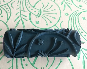 Rouleau à peindre à motifsNo69,MUSHROOM-, rouleau pour décoration murale, motif, rouleau à peinture, rouleau, 15 cm, rouleaux à peindre à motifs