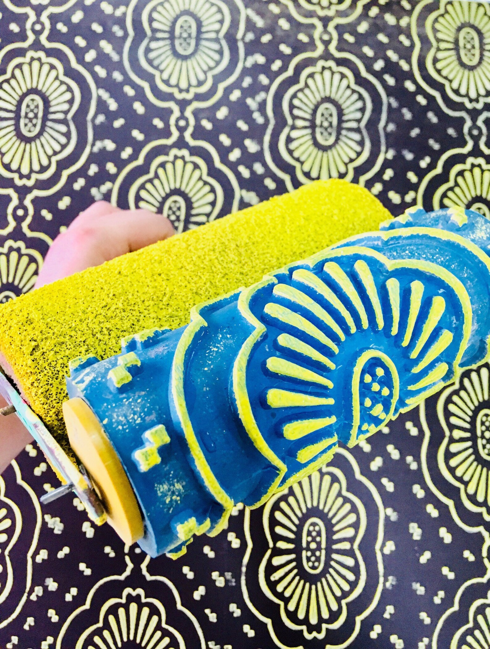 Pattern paint rollerNo59FRANCES Wall decor roller Roller Etsy