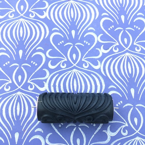 Pattern Paint Rollerno58allium Wall Decor Roller Home Etsy