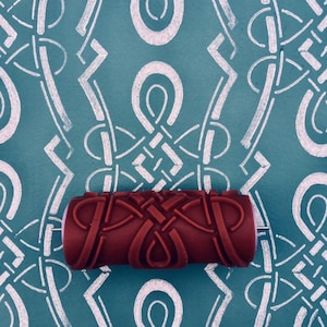 C13-Patterned paint roller, Wall decoration, house painting, pattern, paint roller, 15cm,patterned paint roller designs