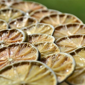 20-100pc dried lime slices