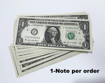 Billete de un dólar sin circular de 2021: moneda de curso legal coleccionable (1 billete por pedido)