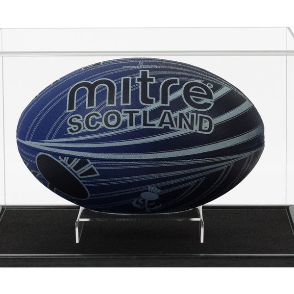 Vitrine pour ballon de rugby