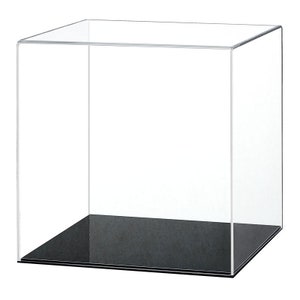 Square plexiglass display case