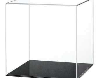 Vierkante plexiglas vitrine