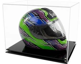 Vitrine surélevée Casque de moto