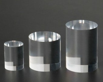 Plexiglas Round and Cylindre base