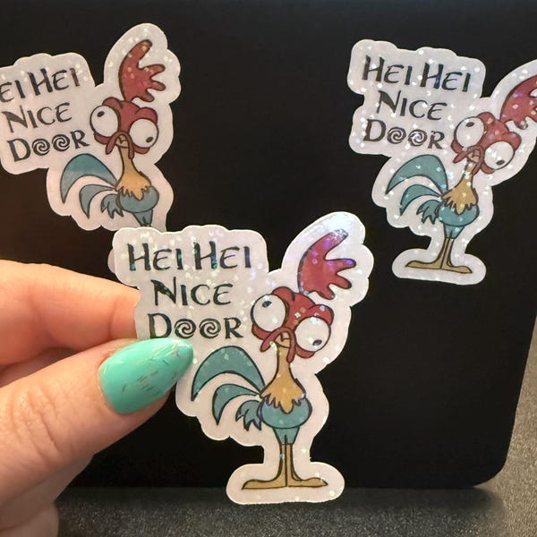 Hei Hei Nice Door Set Of 10 Magnets DCL Pixie Dust