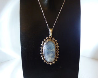 Pendant Moonstone on 925 Silver - labradorite, soon to be, Crystal healing