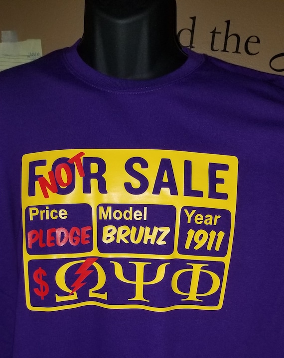 Omega Psi Phi NOT for sale T Shirt | Etsy Omega Psi Phi pillow | Etsy