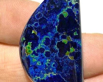 MM Free Shipping Fancy Shape 60x27x5 87 Ct AAA Quality Cabochons Natural Azurite Malachite Loose gemstone.