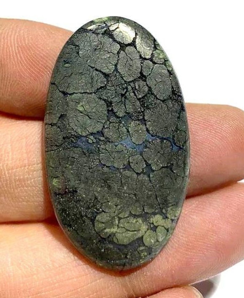 Marcasite Top Quality Natural Marcasite Cabochon Loose Gemstone Designer Marcasite Cabochon For Multi Jewelry Making Gemstone{40x23}mm #2685