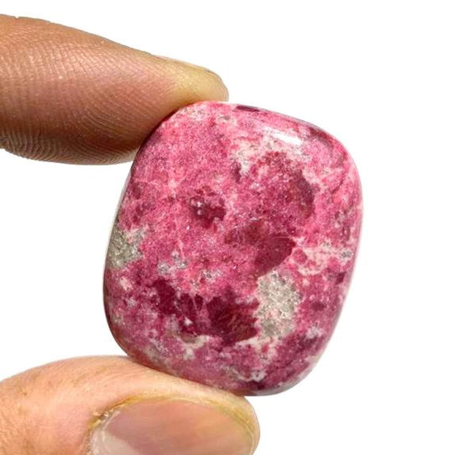 Amazing Quality Natural Thulite Gemstone Glorious Pink | Etsy