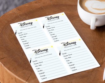 Juego de baby shower de Disney Mama