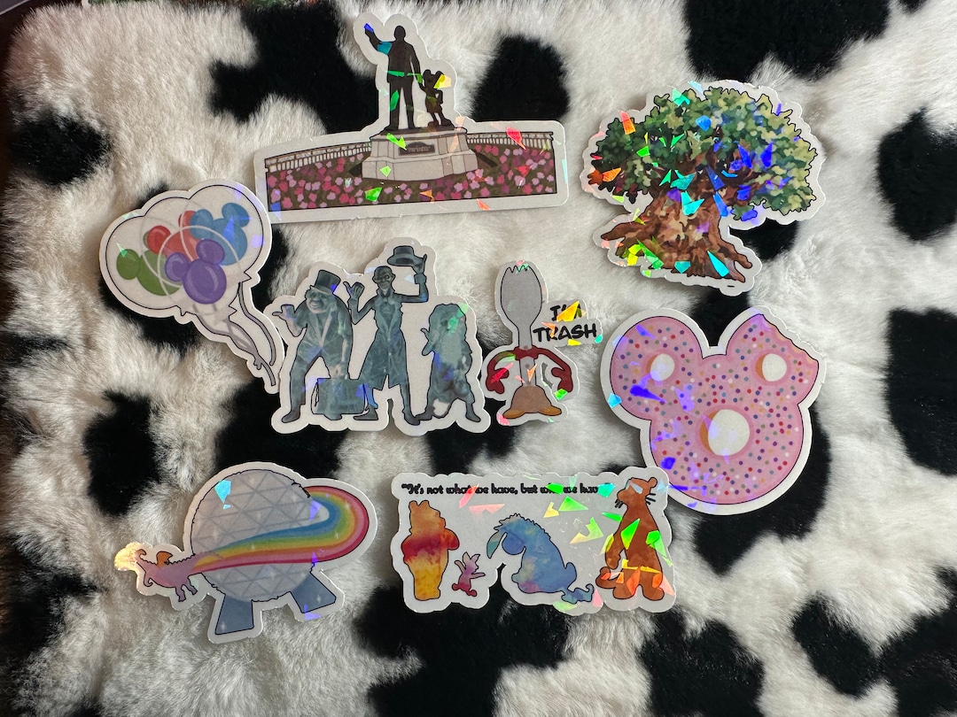 Disney Inspired Sticker Pack - Etsy