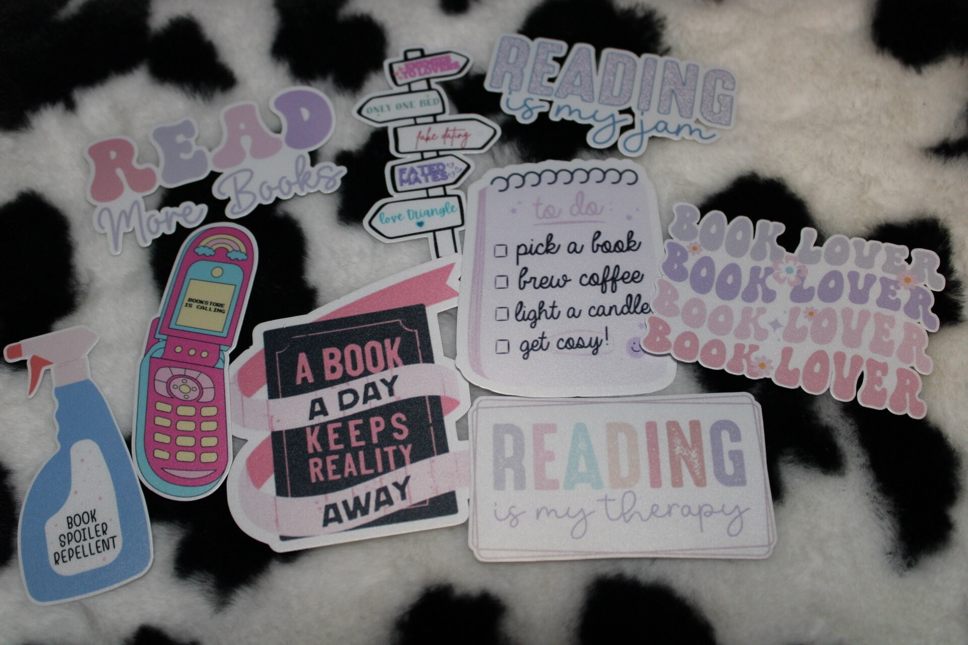 Stiker Let's Read Reading Sticker Set - Etsy