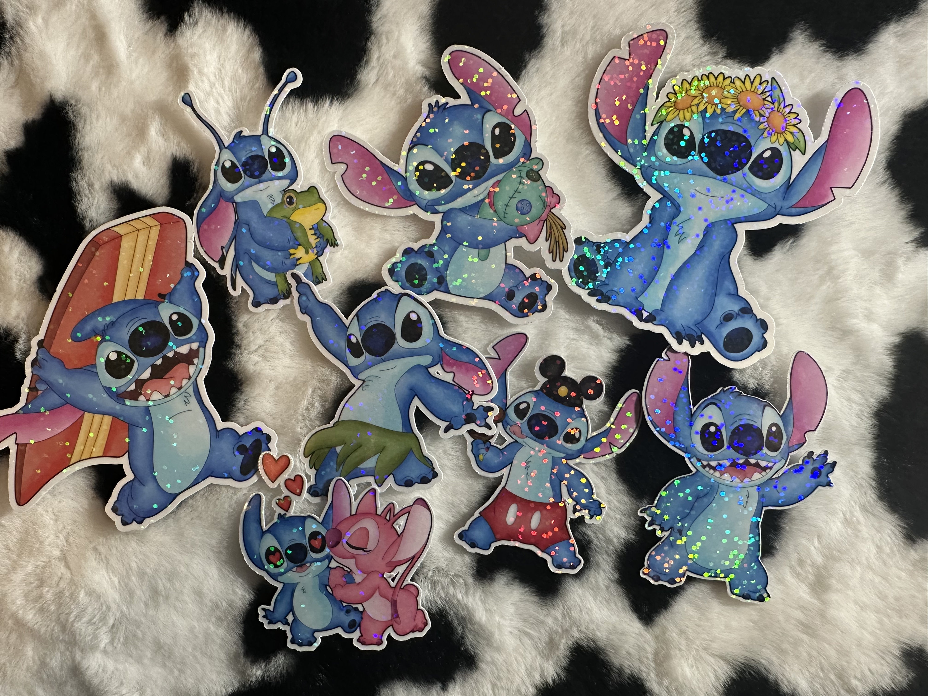 Stitch Type Sticker Stitch Sticker Pack - Etsy