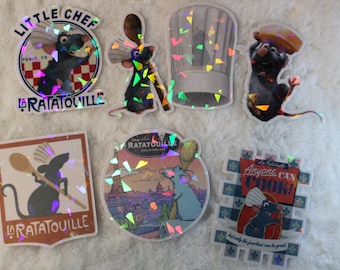 Ratatouille inspired sticker set