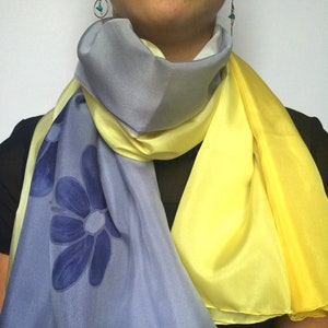 Scarf, silk scarf, pareo