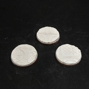 Celtic Texture - Bare Clay Bases for Miniatures, Wargaming, or RPG