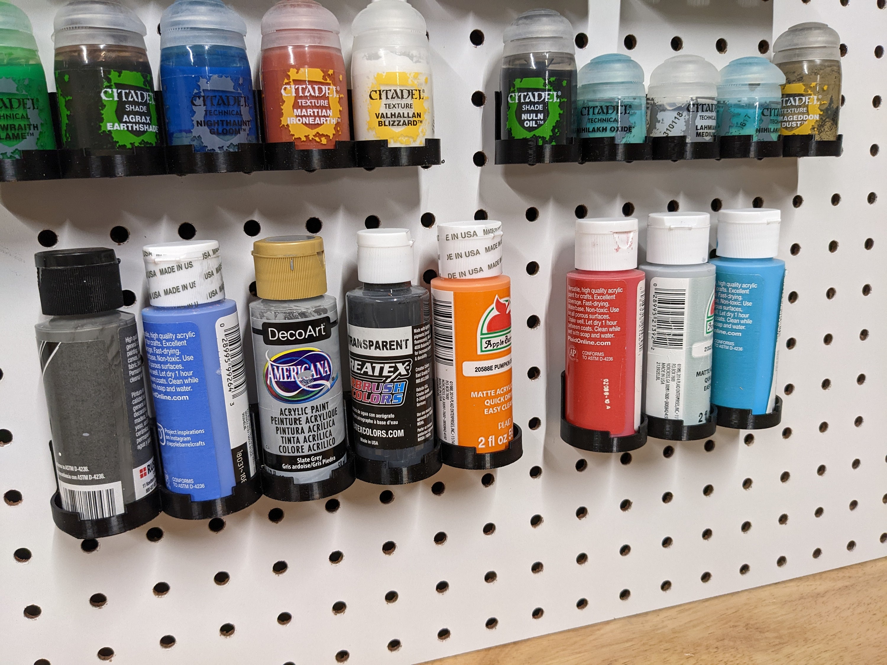 Paint Organizer for 51 Bottles Acrylic Paint, Craft Storage 51