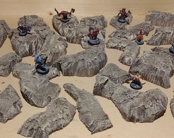Sci-Fi Legion Gaming Terrain Desert Rocks Set One Sci-Fi Legion Gaming Terrain Desert Rocks Set One
