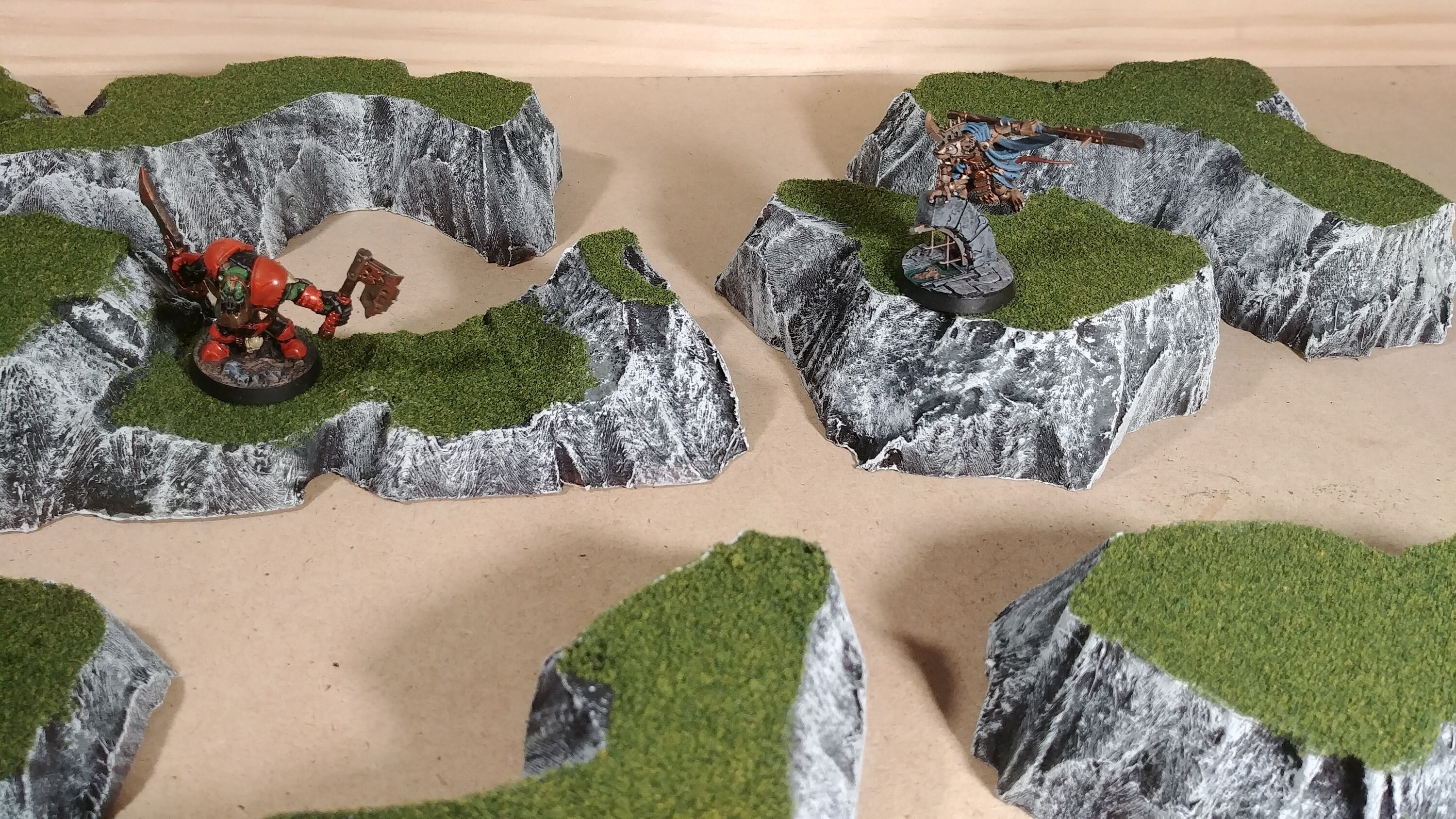 Wargamng Terran - Tall Hlls Large Box Set of Hlls Grass Fnsh - Etsy
