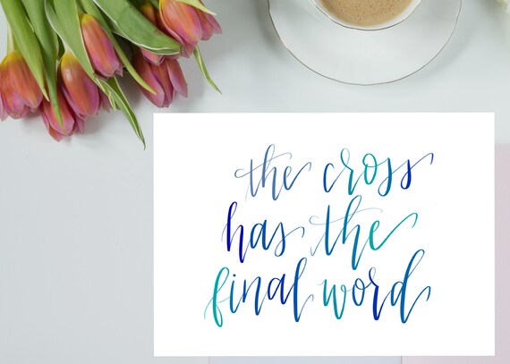 Printable Lyrics The Cross Has The Final Word Digital Etsy Listen to the cross has the final word on spotify. printable lyrics the cross has the final word digital download instant download printable lyrics worship song lyrics