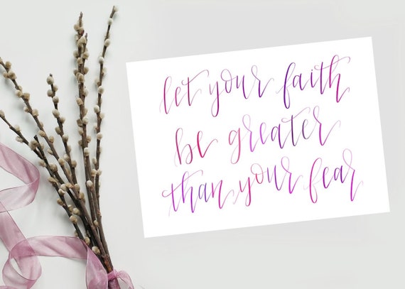 my faith is greater than my fear bible verse